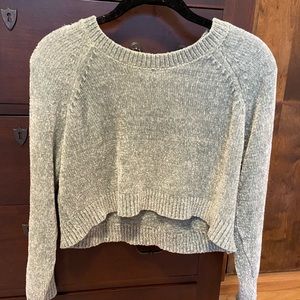 Light Green Cropped Sweater